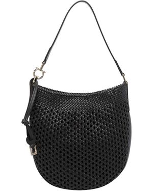 Ferragamo Smile Hobo Bag - Black