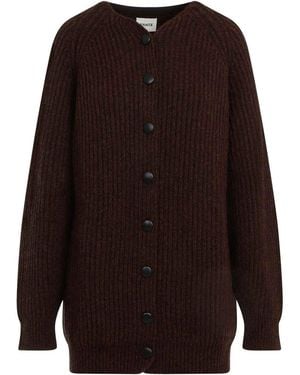 KHAITE Jina Cardigan - Brown
