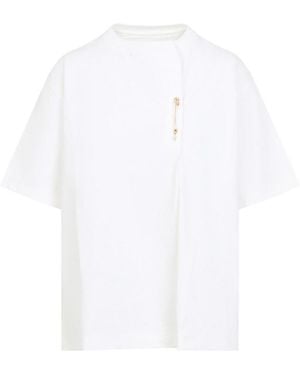 Carven Kilt Pin T-Shirt - White