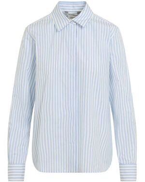 Max Mara Accenni Striped Shirt - Blue