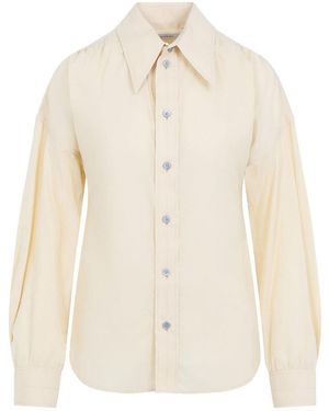 Lemaire Pointed Collar Shirt - Natural