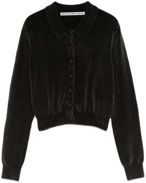Alexander Wang Collared Cardigan - Black
