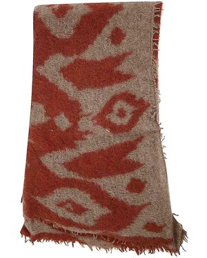 Mirror In The Sky 85X200 Open Knited Shawl - Brown
