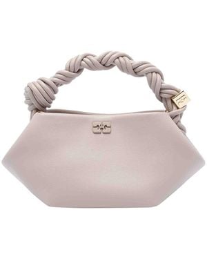 Ganni Oyster Mini Bou Handbag - Pink