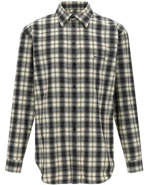 Balenciaga Flannel Shirt - White