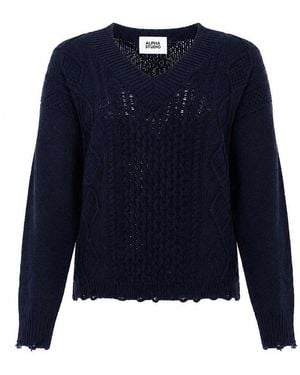 Alpha Studio Sweater - Blue