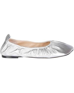 Niccolò Pasqualetti Obliqua Soft Ballerinas - White