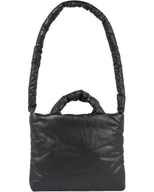 Kassl Kassl Leather Lacquer Bag - Black