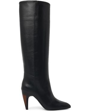 Isabel Marant Jany Leather Boots - Black
