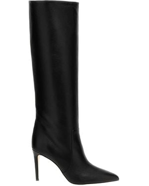 Paris Texas Stiletto Boots - Black