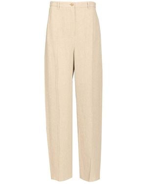 Emporio Armani Tailored Trousers - Natural