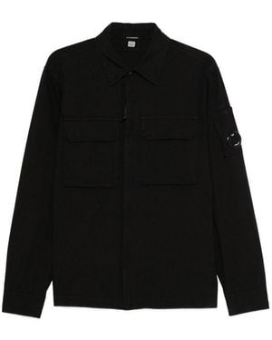 C.P. Company Organic Cotton Overshirt - Black