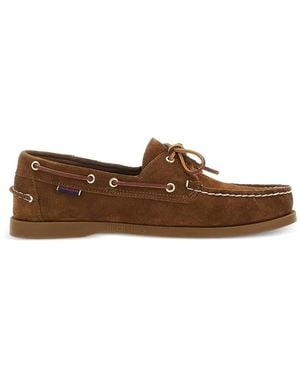 Sebago Portland Artisan Boat Shoes - Brown