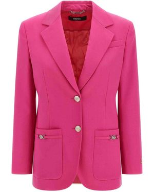 Versace Underwater Barocco Blazer - Pink