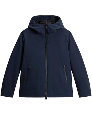 Woolrich Pacific Soft Shell Padded Jacket - Blue