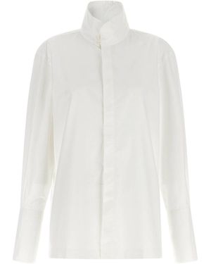 Thelatest Edith Cotton Shirt - White