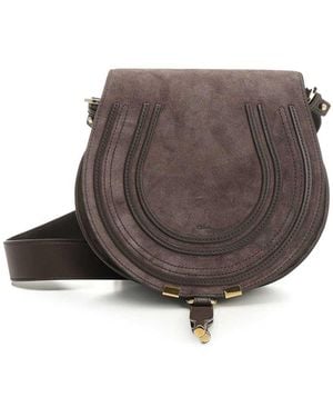 Chloé Saddle Marcie Bag - Brown