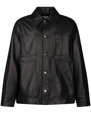 Bottega Veneta Leather Jacket - Black
