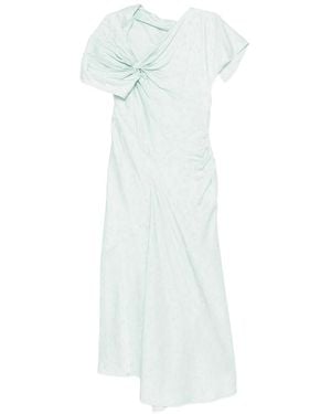 Victoria Beckham Pastel Midi Dress - White