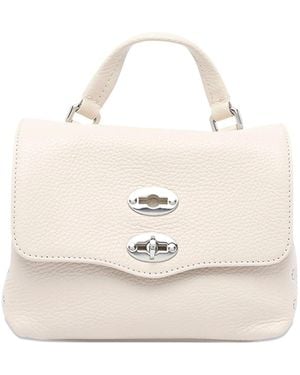 Zanellato Postina Daily Baby Leather Handbag - White