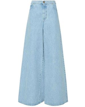 Max Mara Wide Denim Jeans - Blue