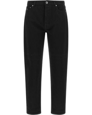 Brunello Cucinelli Straight Leg Jeans - Black