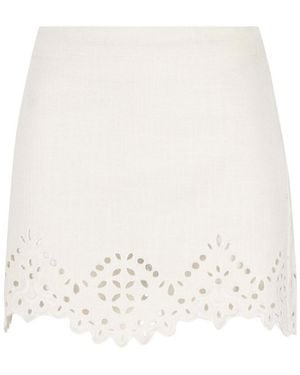 Isabel Marant Minigonna Bianca - Bianco