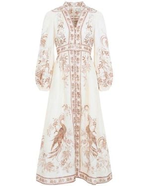 Zimmermann Vestido Largo - Blanco
