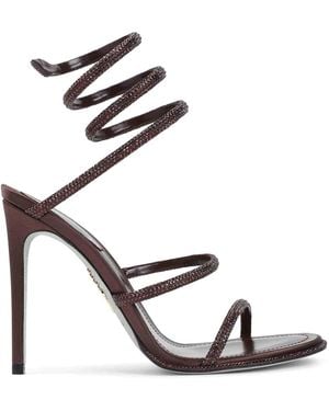Rene Caovilla Ren Caovilla High-Heel Sandal - Red