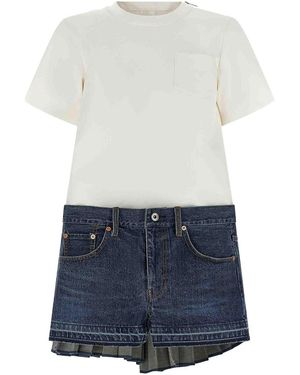 Sacai Denim Dress - Blue
