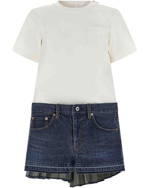 Sacai Denim Dress - Blue