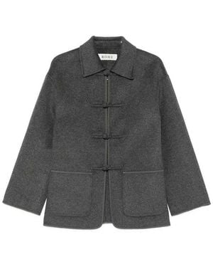 Rohe Casualjacke - Grau