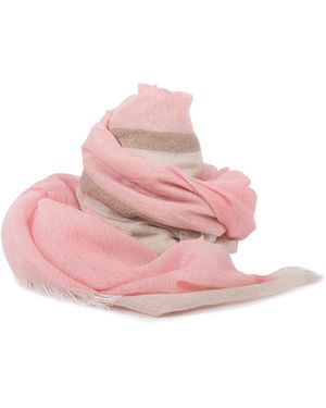 Andreas Cashmere And Silk Scarf - Pink