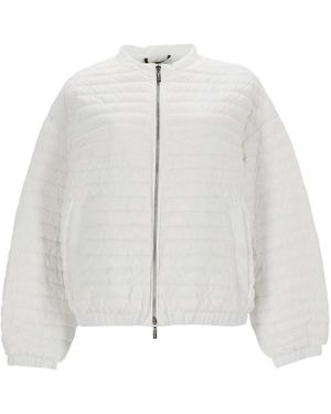Moorer Padded Coat - White