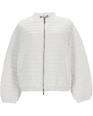 Moorer Padded Coat - White