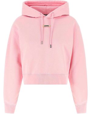 Jacquemus Le Hoodie Gros-Grain Hoodie - Pink