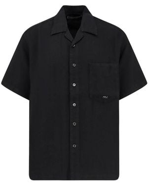 Massimo Osti Studio Twill Paper Shirt - Black