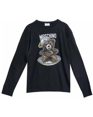 Moschino Knitted Bear - Black