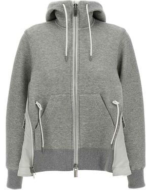 Sacai 'Sponge' Hoodie - Grey