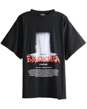 Balenciaga The Door Oversized T-Shirt - Black