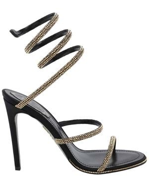 Rene Caovilla Cleo Pump Sandals - Black
