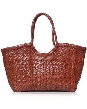 Dragon Diffusion Nantucket Optical Leather Bag - Red