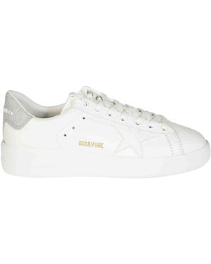 Golden Goose Pure Star Upper Glitter - White