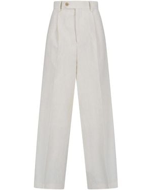AURALEE Tailored Trousers - White