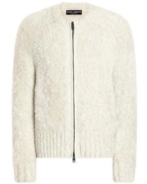 Dolce & Gabbana Zipped Cardigan - Natural
