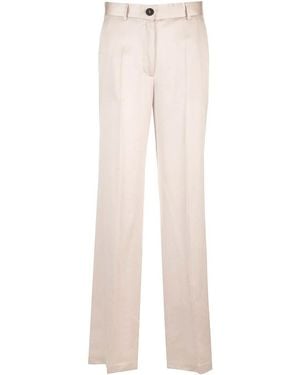 forte_forte Silk Satin Trousers - White