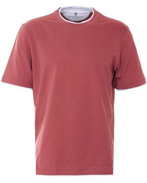 Brunello Cucinelli T-Shirt - Red