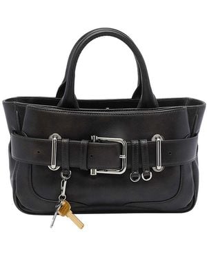 OSOI Mini Brocle Tote Bag - Black