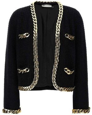 Tory Burch 'Kendra Chain' Blazer - Black