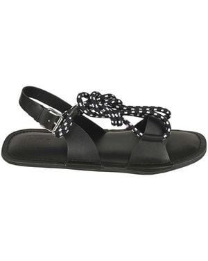 Plan C Sandals - Black
